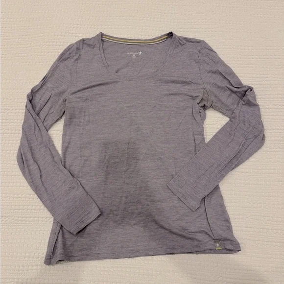 Smartwool thermal layer stripe purple M women’s - Picture 1 of 5